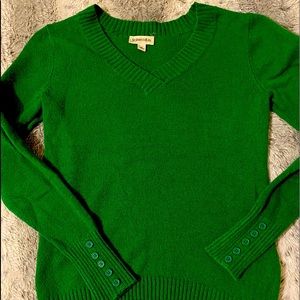 Kelly Green St. John’s Bay Sweater SZ: M